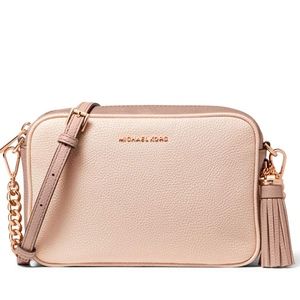 Michael Kors Medium Leather Camera Crossbody Bag